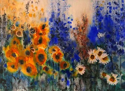 Christel Schneider - Daun - 1978 - o.T. - 45 X 60 Aquarell 